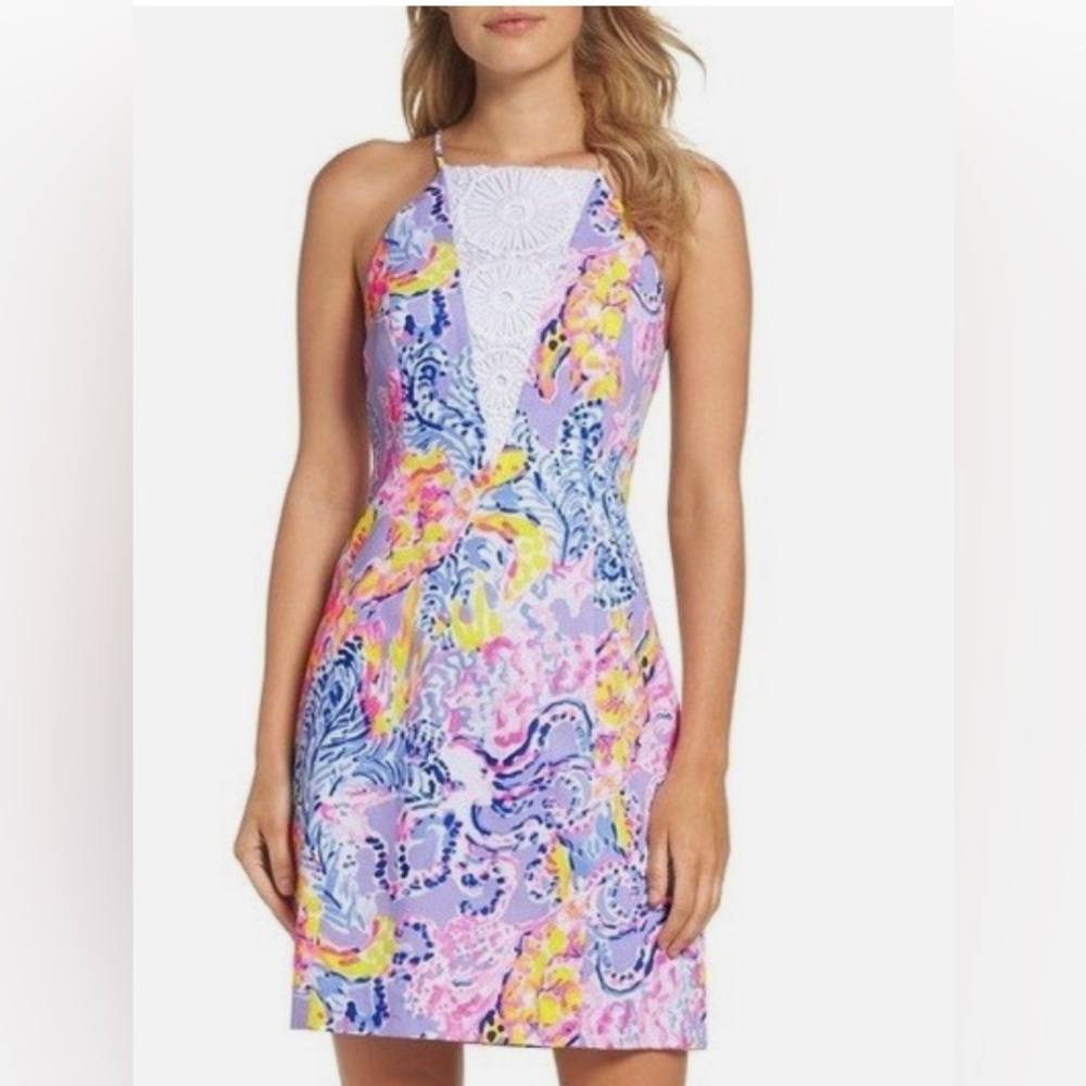 Lilly Pulitzer Pearl Shift Lilac Verbena Dress —Size 2 —Like New!